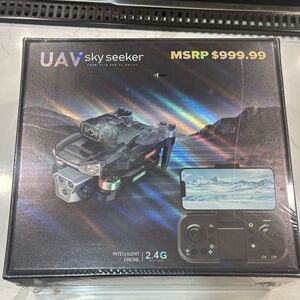 UAV Sky Seeker Drone - with remote and hd camera Black sealed in the box